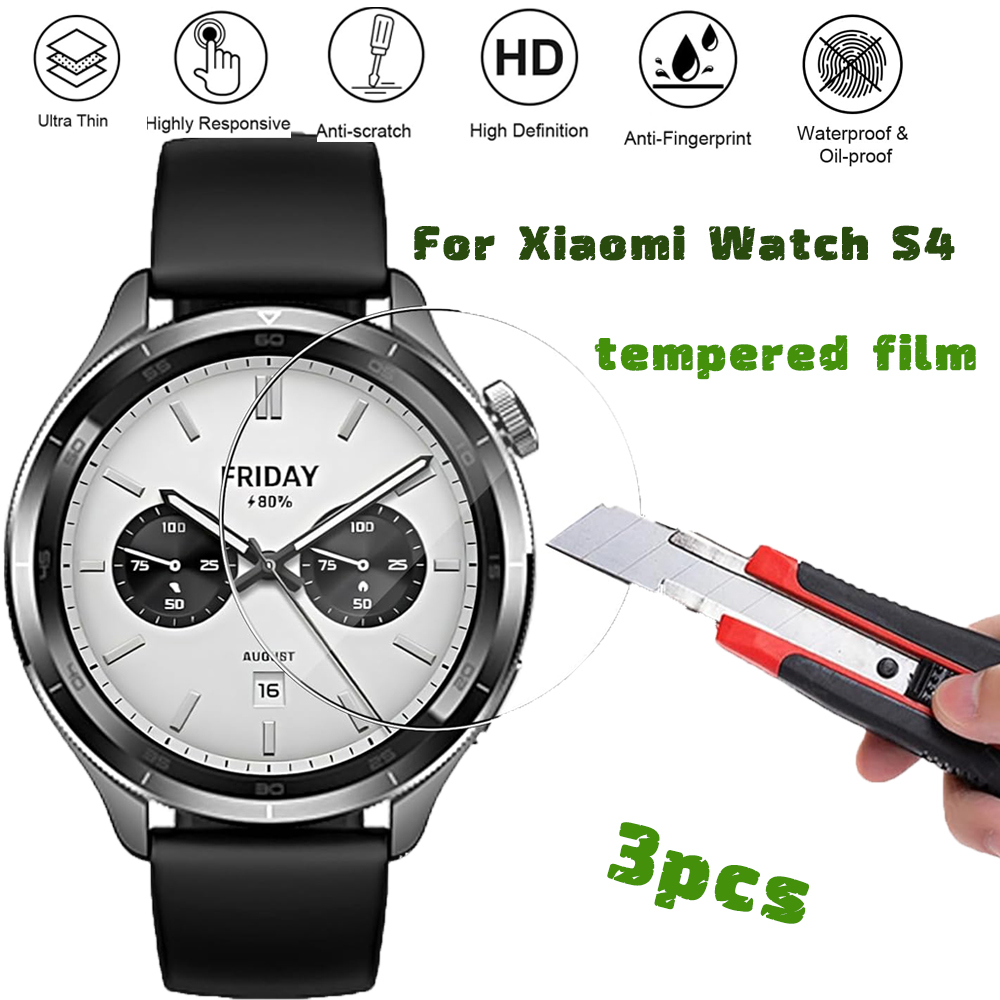 Xiaomi Smartwatch S4 Accessories - 3 шт., защитная пленка для смарт-часов