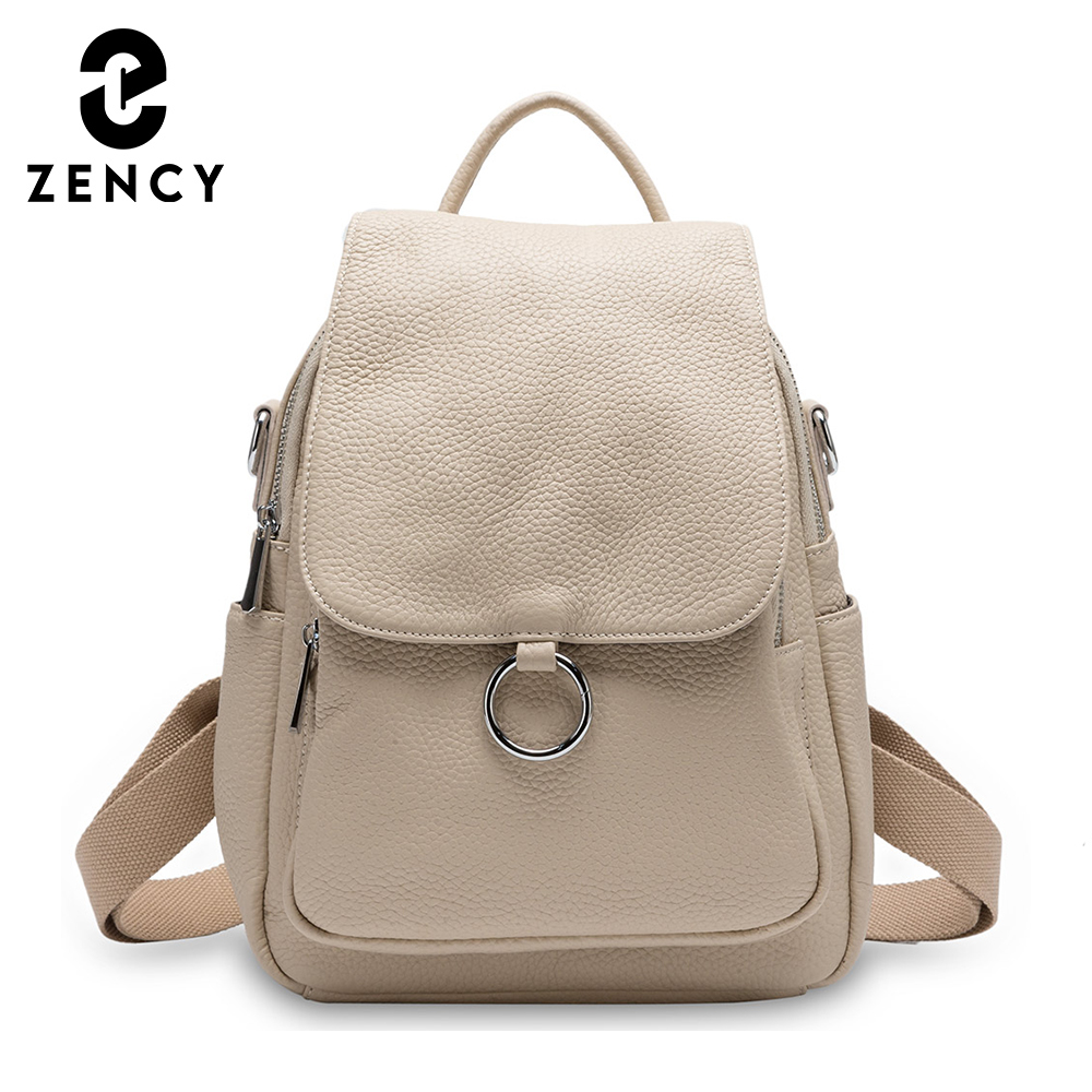 Leather Classic Strap - Новый модный женский рюкзак Zency из