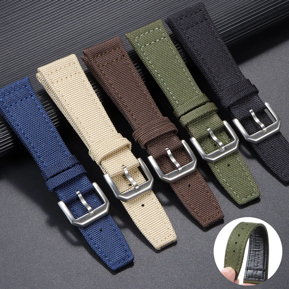 Nylon Nato Strap - Нейлоновый холщовый ремешок для часов IWC