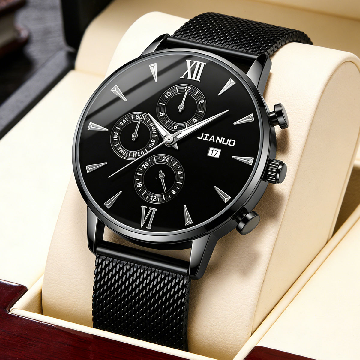 Stainless Mesh Band - Модные повседневные мужские часы Milan Mesh