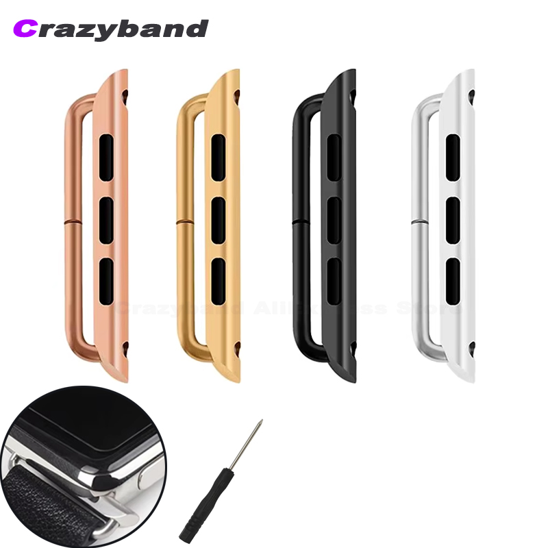 Watch Band Connector - 2 шт., адаптер из нержавеющей стали