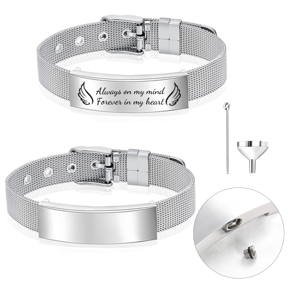 Stainless Mesh Band - Ювелирные изделия для кремации, браслет-урна e