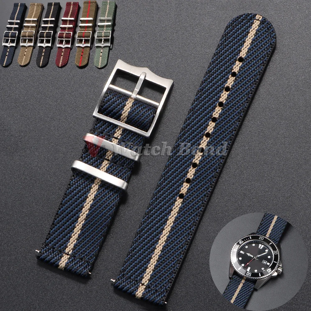 Nylon Nato Strap - Нейлоновый ремешок 20 22 мм для