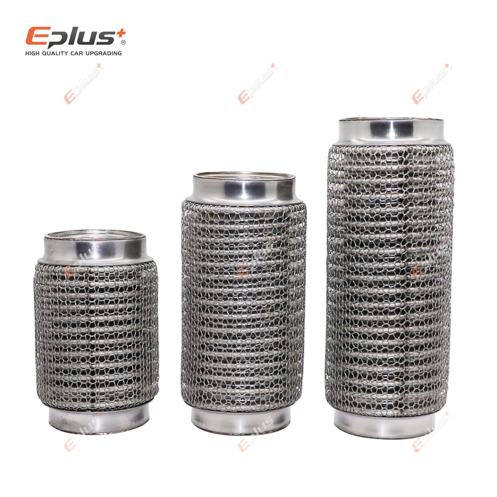 Stainless Mesh Band - EPLUS Универсальная автомобильная выхлопная труба, телескопическое