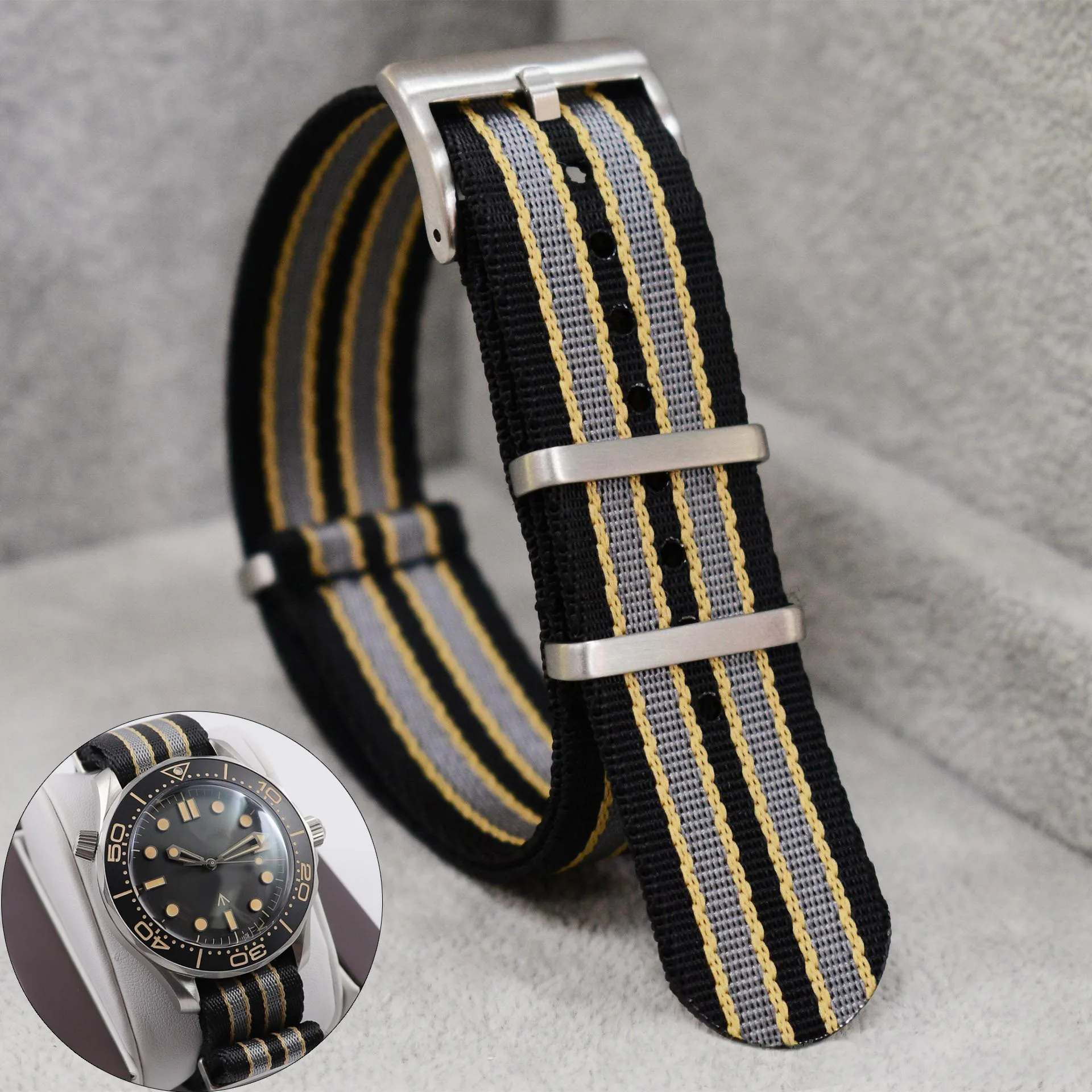 Nylon Nato Strap - Нейлоновый ремешок для часов 20 мм