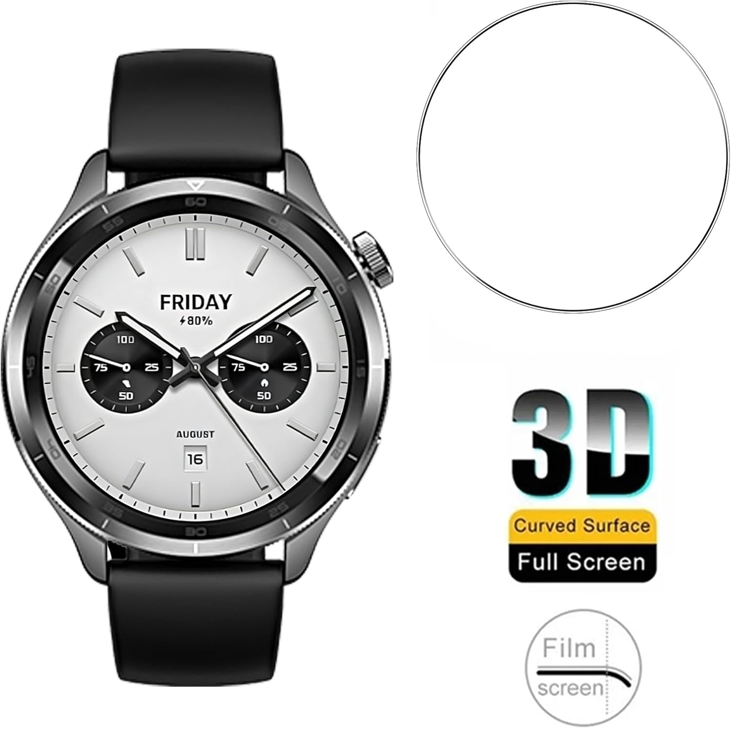 3 шт., защитная пленка для сма – обзор и цена Xiaomi Smartwatch S4 Accessories