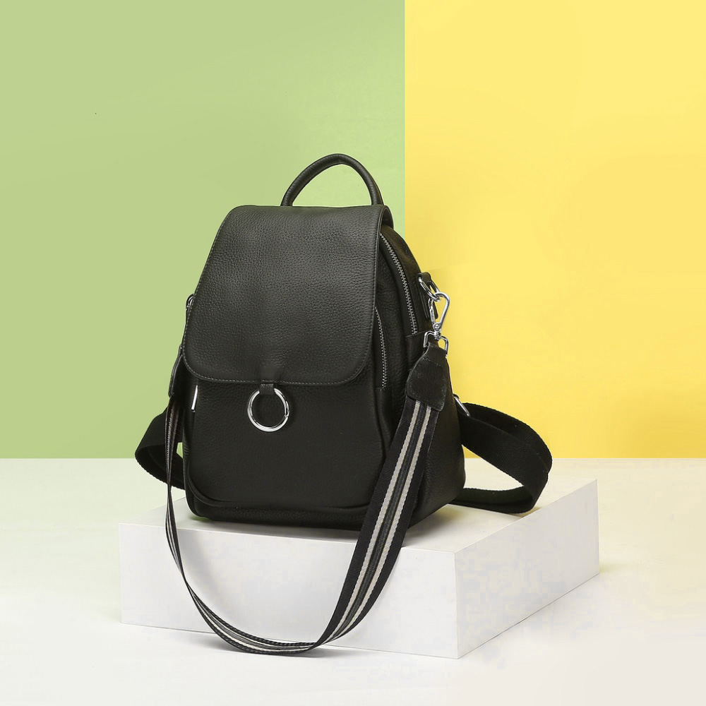 Новый модный женский рюкзак Ze – обзор и цена Leather Classic Strap