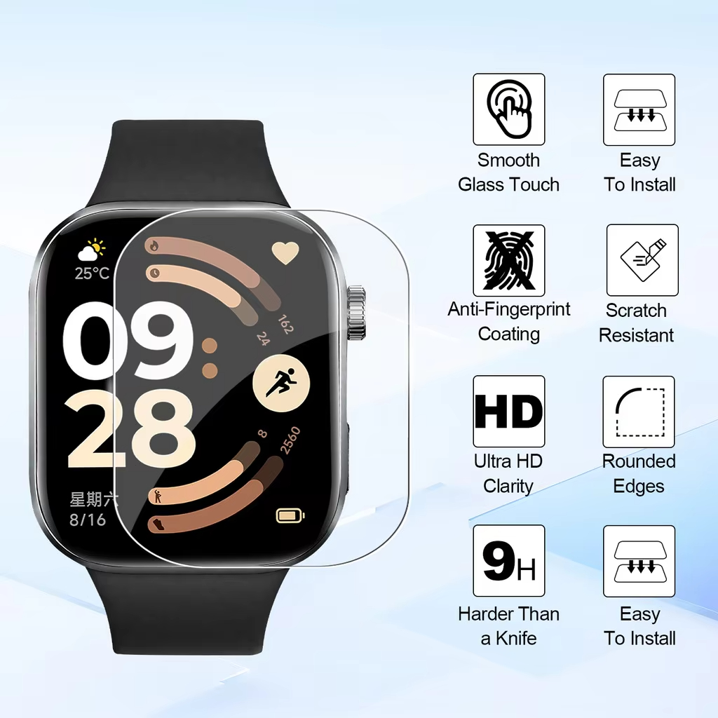 1-5 шт. мягкая пленка для Xiao – обзор и цена Xiaomi Smartwatch Accessories