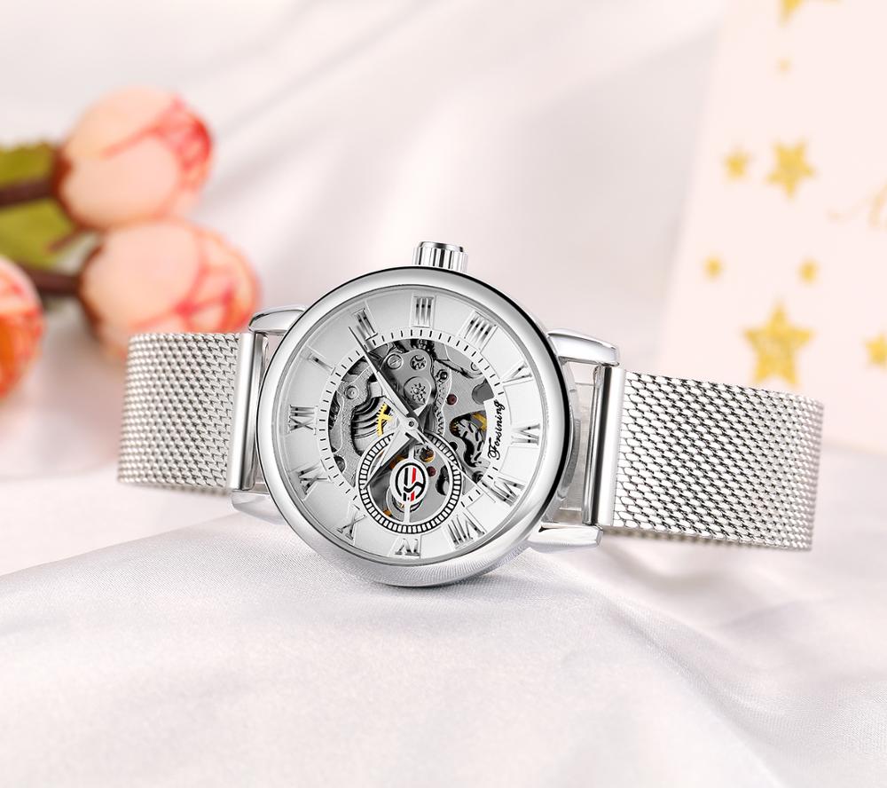 Часы наручные женские механиче – обзор и цена Stainless Mesh Band