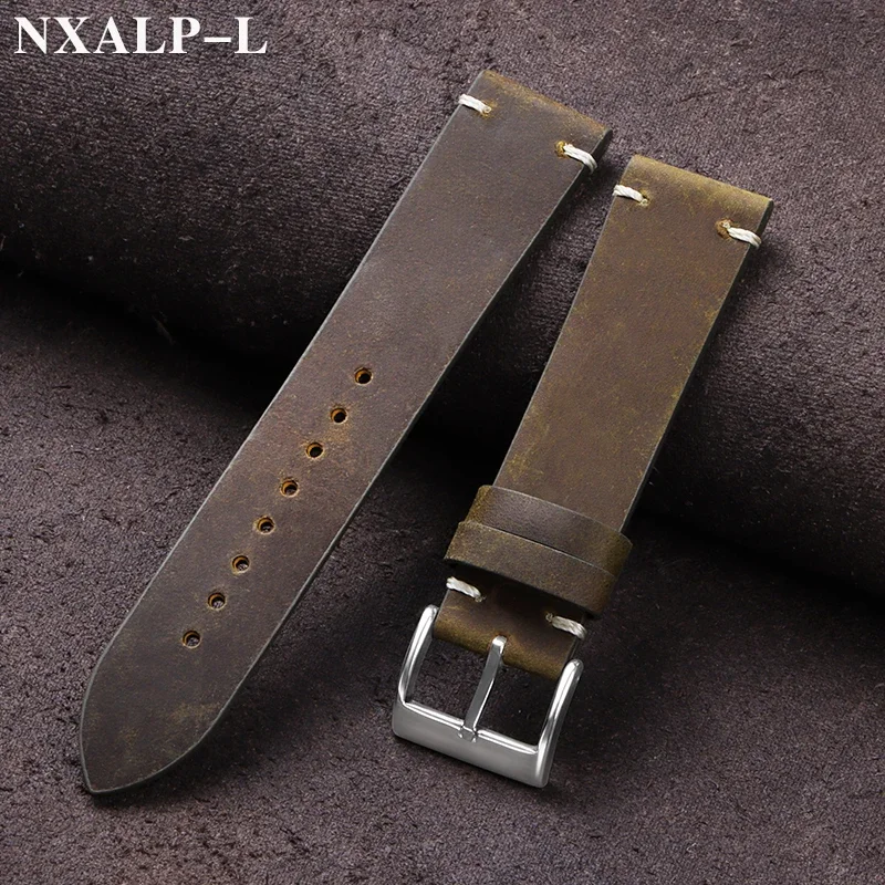 Винтажный кожаный ремешок для  – обзор и цена Nylon Nato Strap