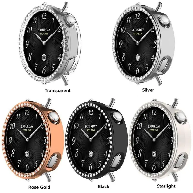 Блестящий полый чехол для Xiao – обзор и цена Xiaomi Smartwatch S4 Accessories