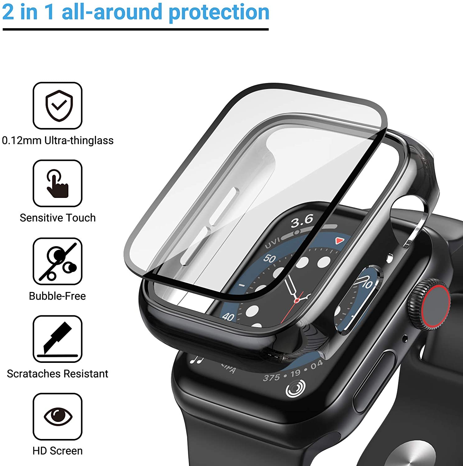 Стекло + крышка для Apple Watc – обзор и цена Apple Smartwatch Accessories
