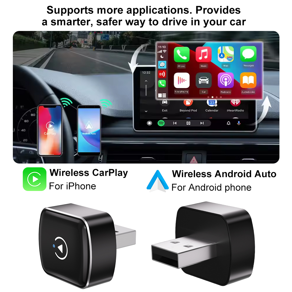 Беспроводной адаптер CarPlay 2 – обзор и цена Smartwatch Universal