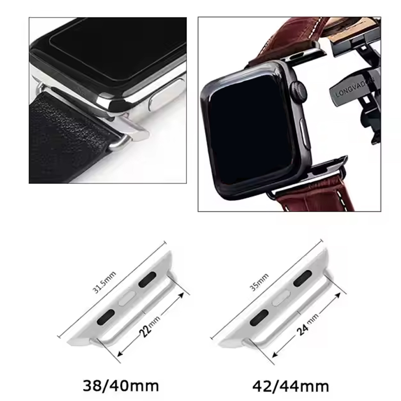 2 шт., адаптер из нержавеющей  – обзор и цена Watch Band Connector