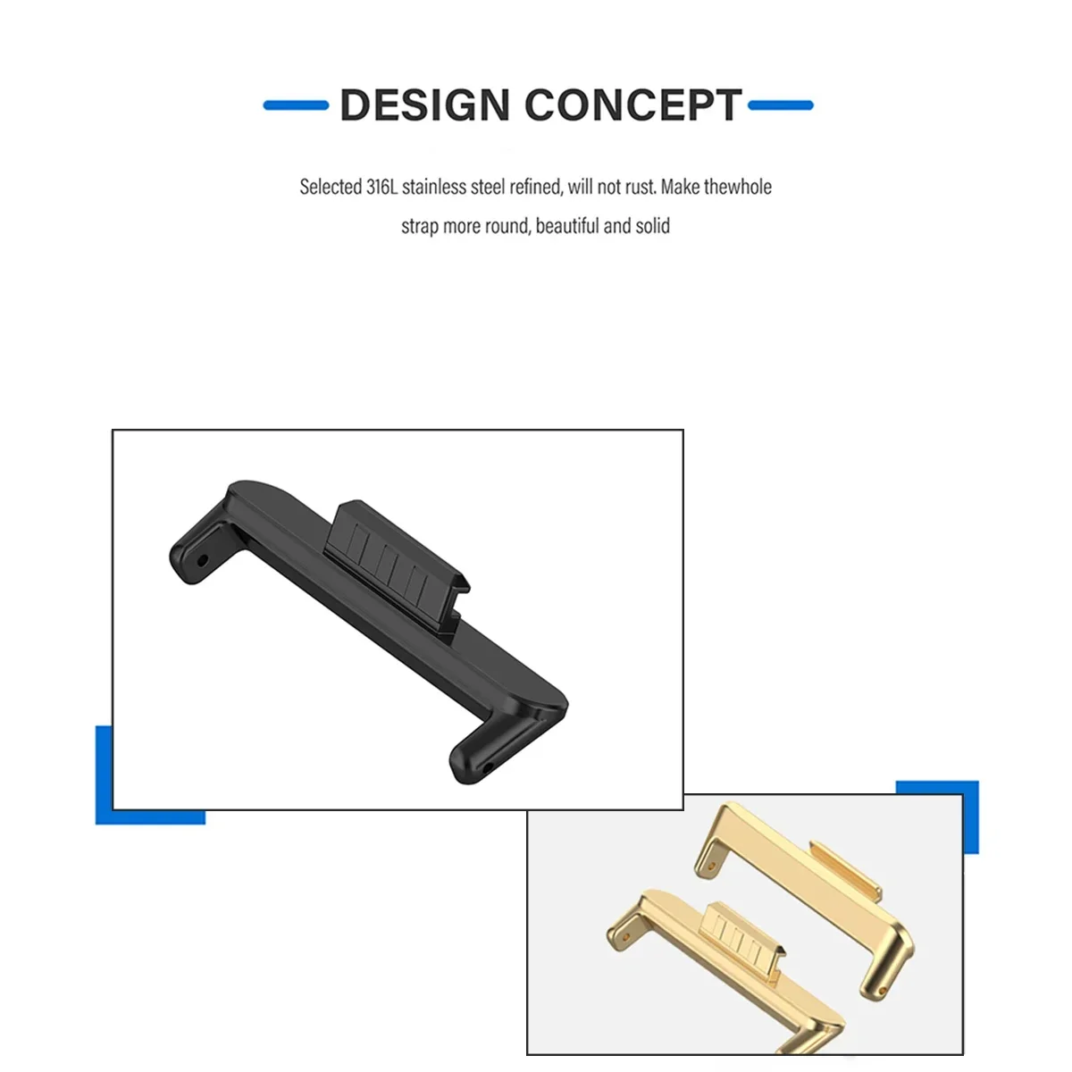 20 мм 22 мм 1 пара адаптеров д – обзор и цена Watch Band Connector