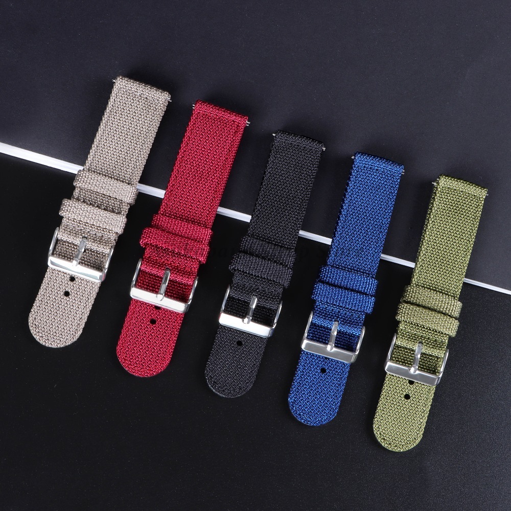 Нейлоновый холщовый ремешок 18 – обзор и цена Nylon Nato Strap