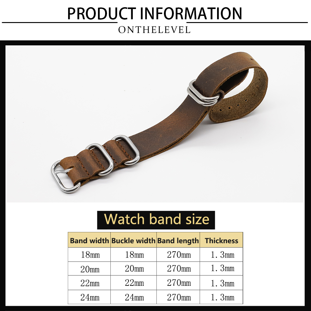 Ремешок для часов из натуральн – обзор и цена Nylon Nato Strap