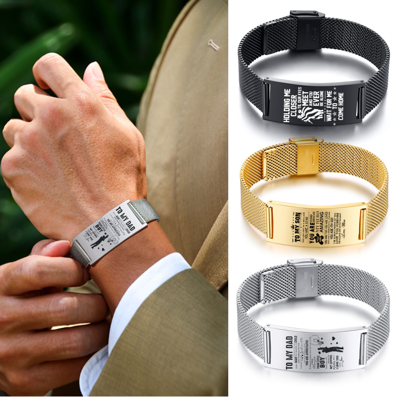 Мужской браслет, неподвластный – обзор и цена Stainless Mesh Band