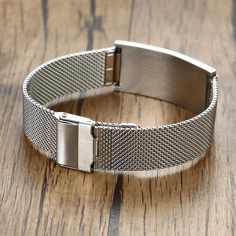 Мужской браслет, неподвластный – обзор и цена Stainless Mesh Band