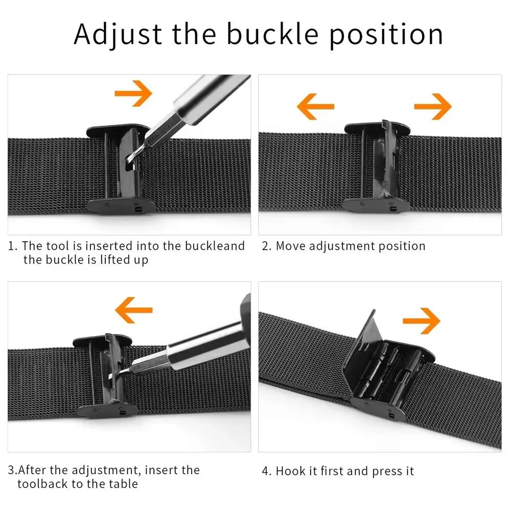 Металлические ленты для Fitbit – обзор и цена Stainless Mesh Band
