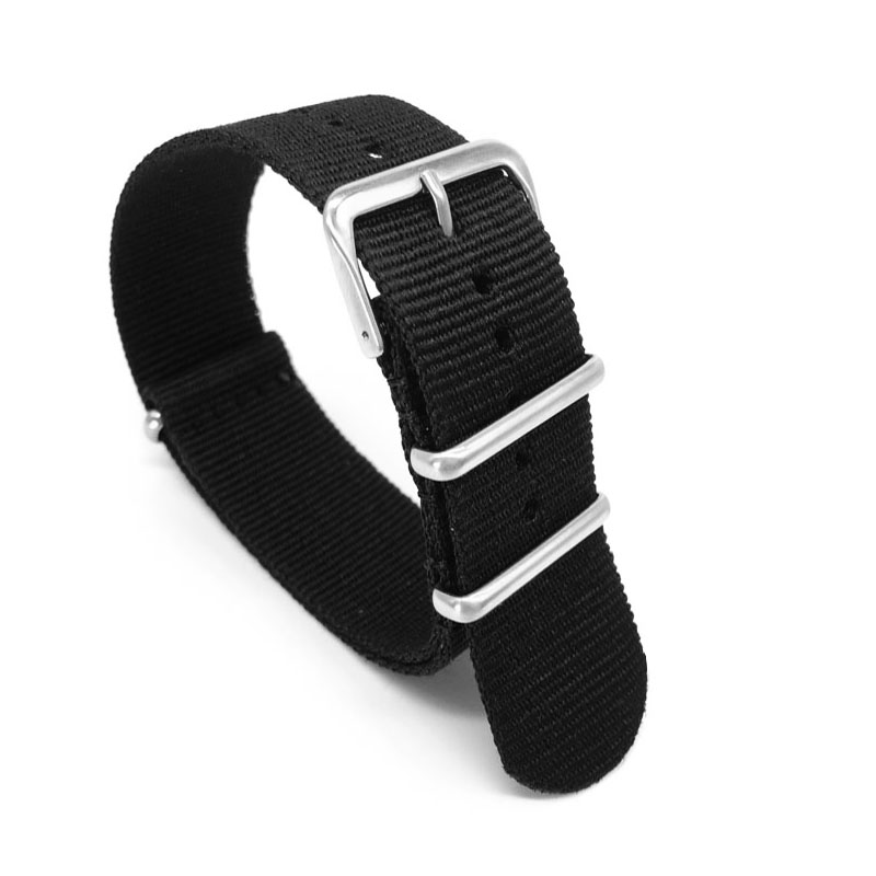 Черный нейлоновый ремешок для  – обзор и цена Nylon Nato Strap