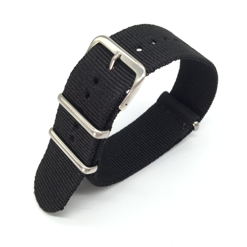 Черный нейлоновый ремешок для  – обзор и цена Nylon Nato Strap