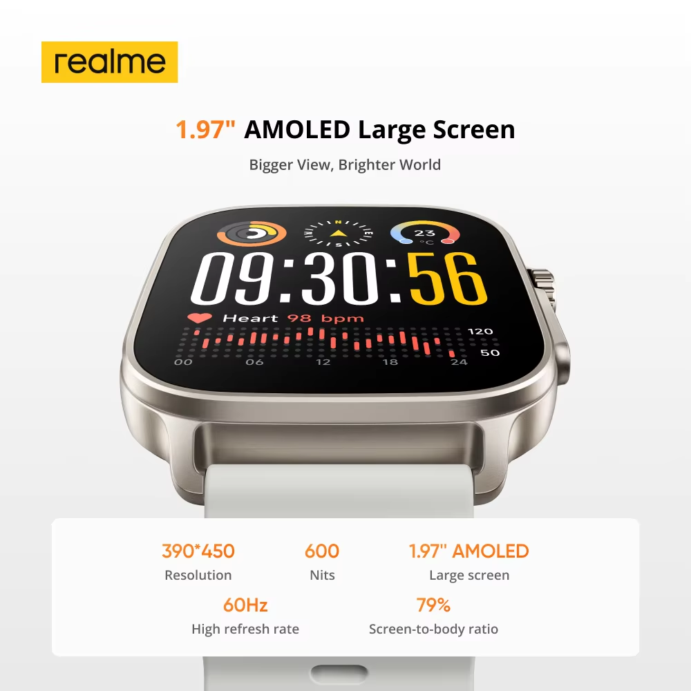 Глобальная версия часы Realme  – обзор и цена Smartwatch X2