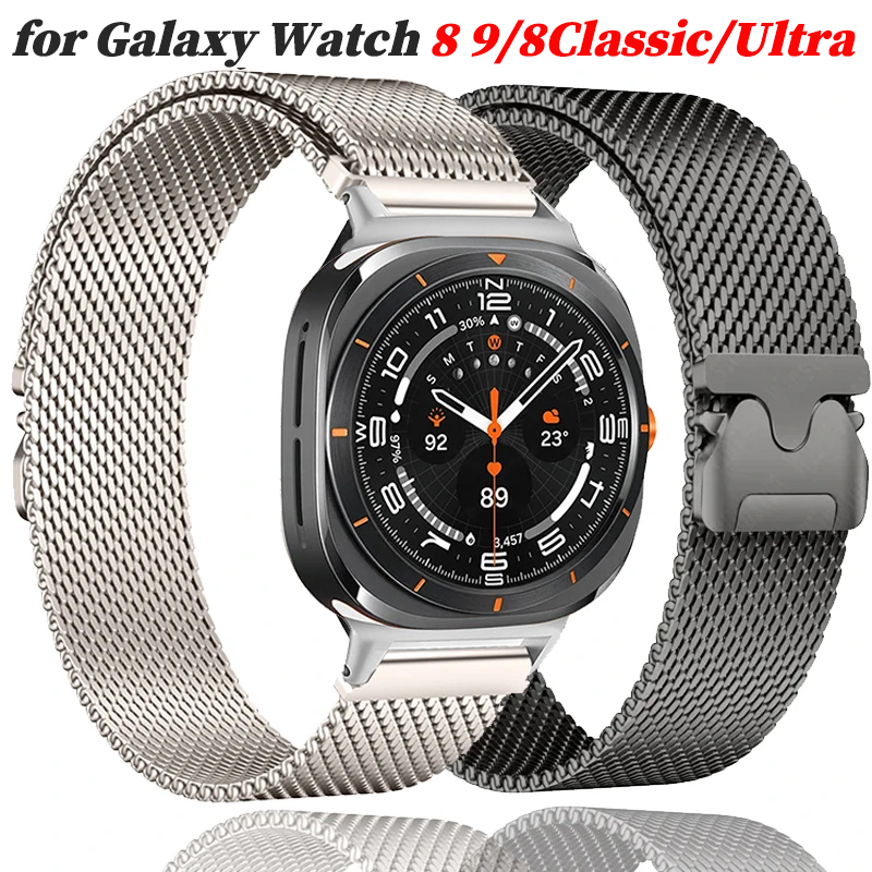 Миланский металлический ремешо – обзор и цена Samsung Smartwatch Ultra Accessories
