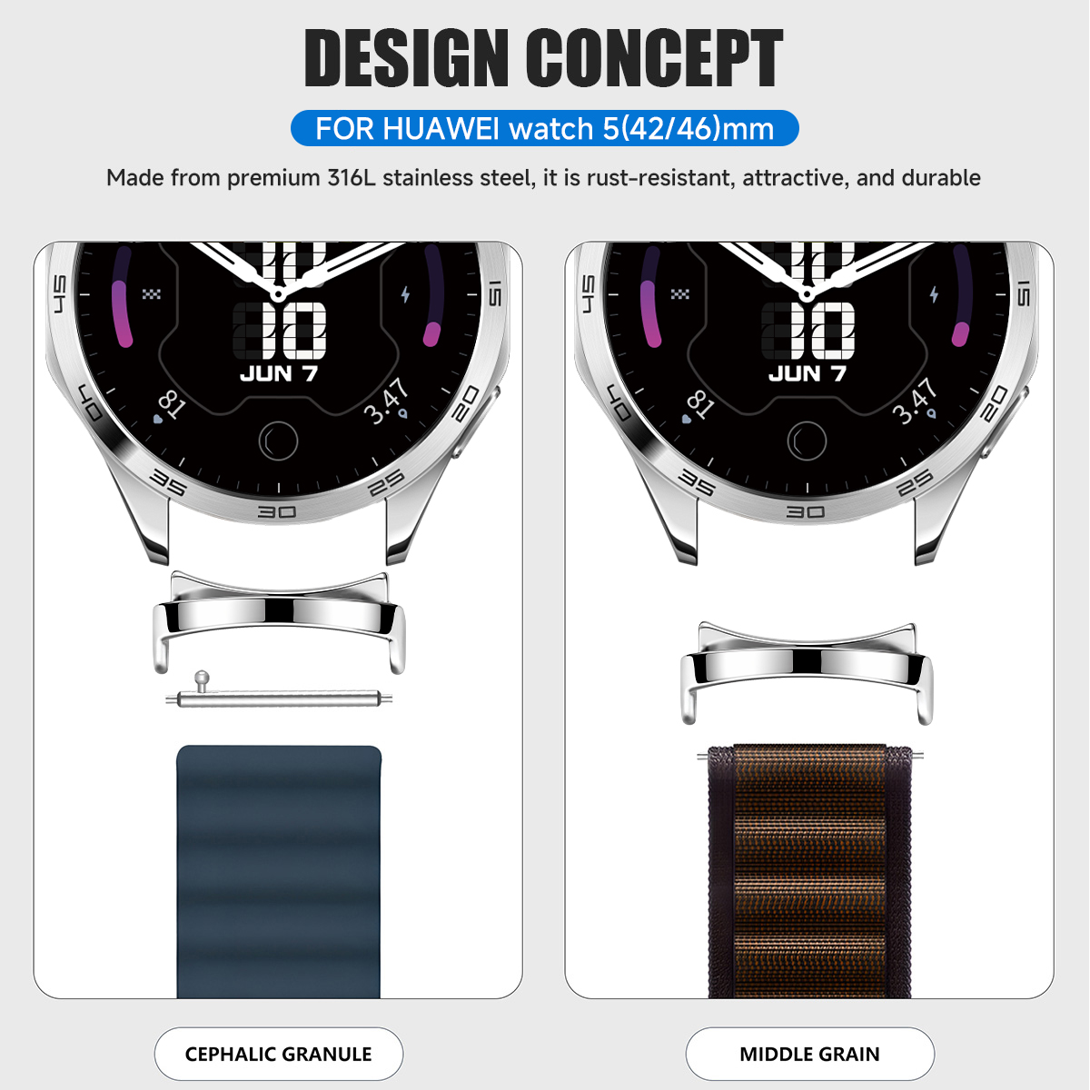 2 шт. адаптера для смарт-часов – обзор и цена Huawei Smartwatch Accessories